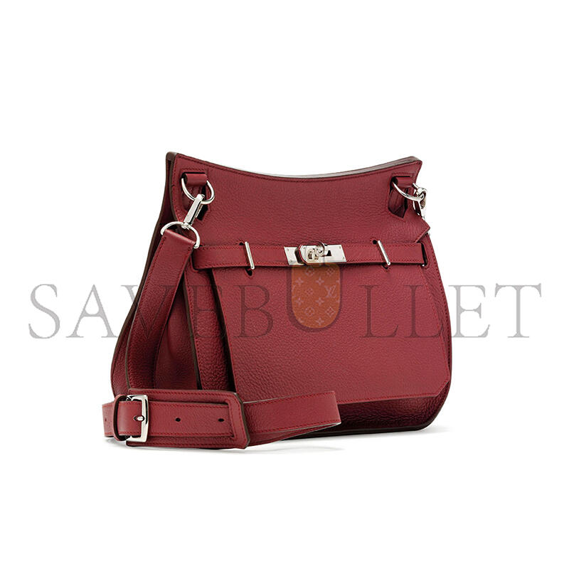 H**mes a bois de rose leather jypsiere bag (28*22*12cm)